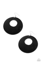 Earrings Island Hop - Black E2114