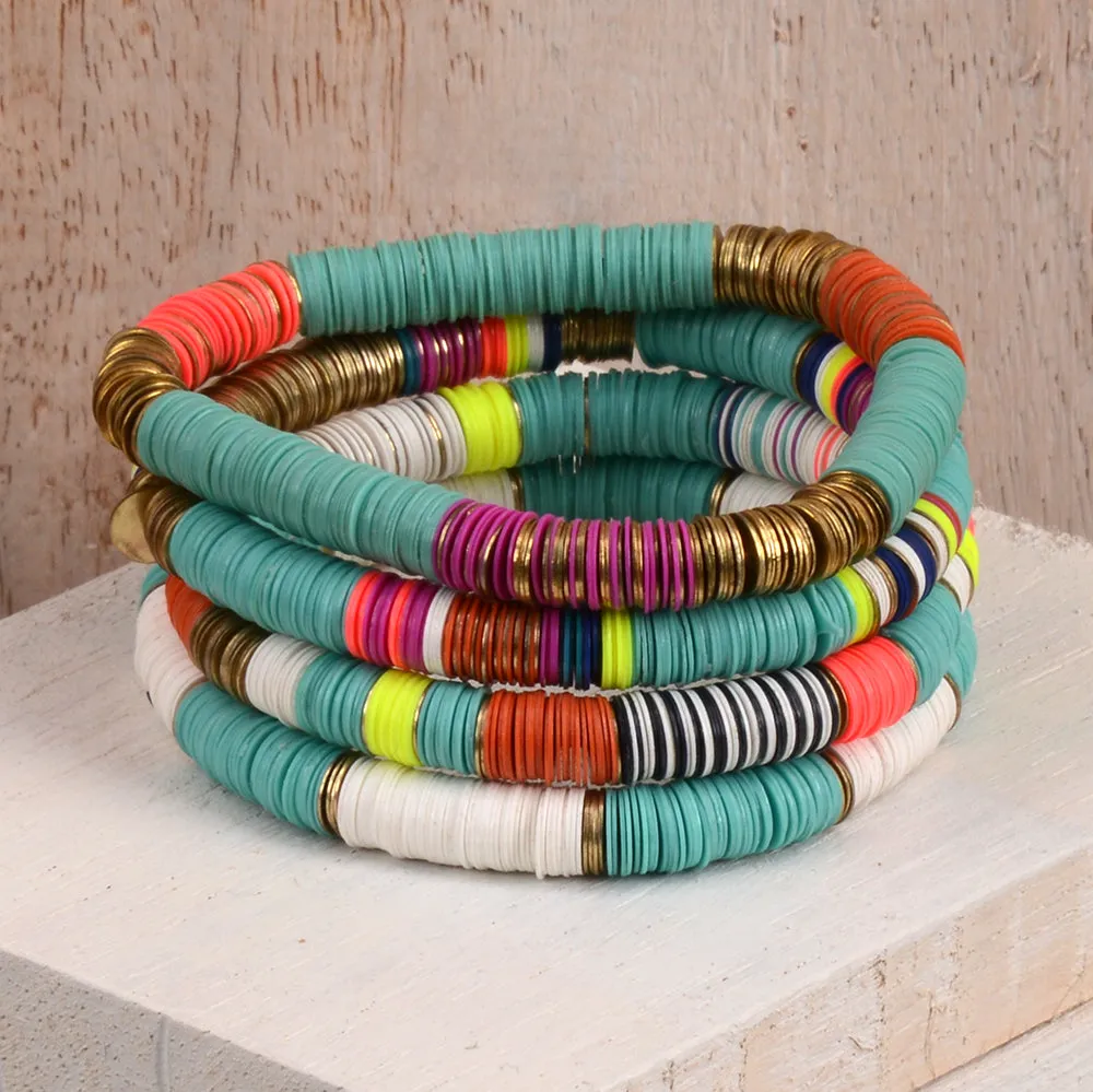 Large Parfait Elastic Bracelets Set/4